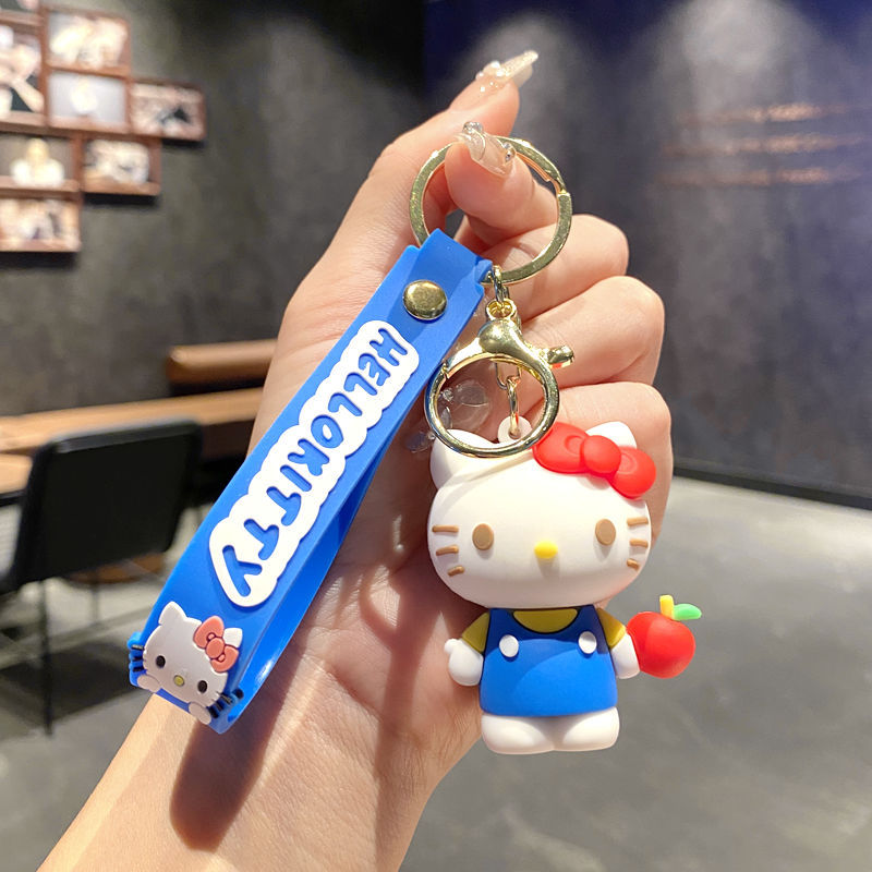 Wholesale Cute Cartoon  Cat Pendant Keychain,  Stylish Bag Charm,  Boutique Resale Gift