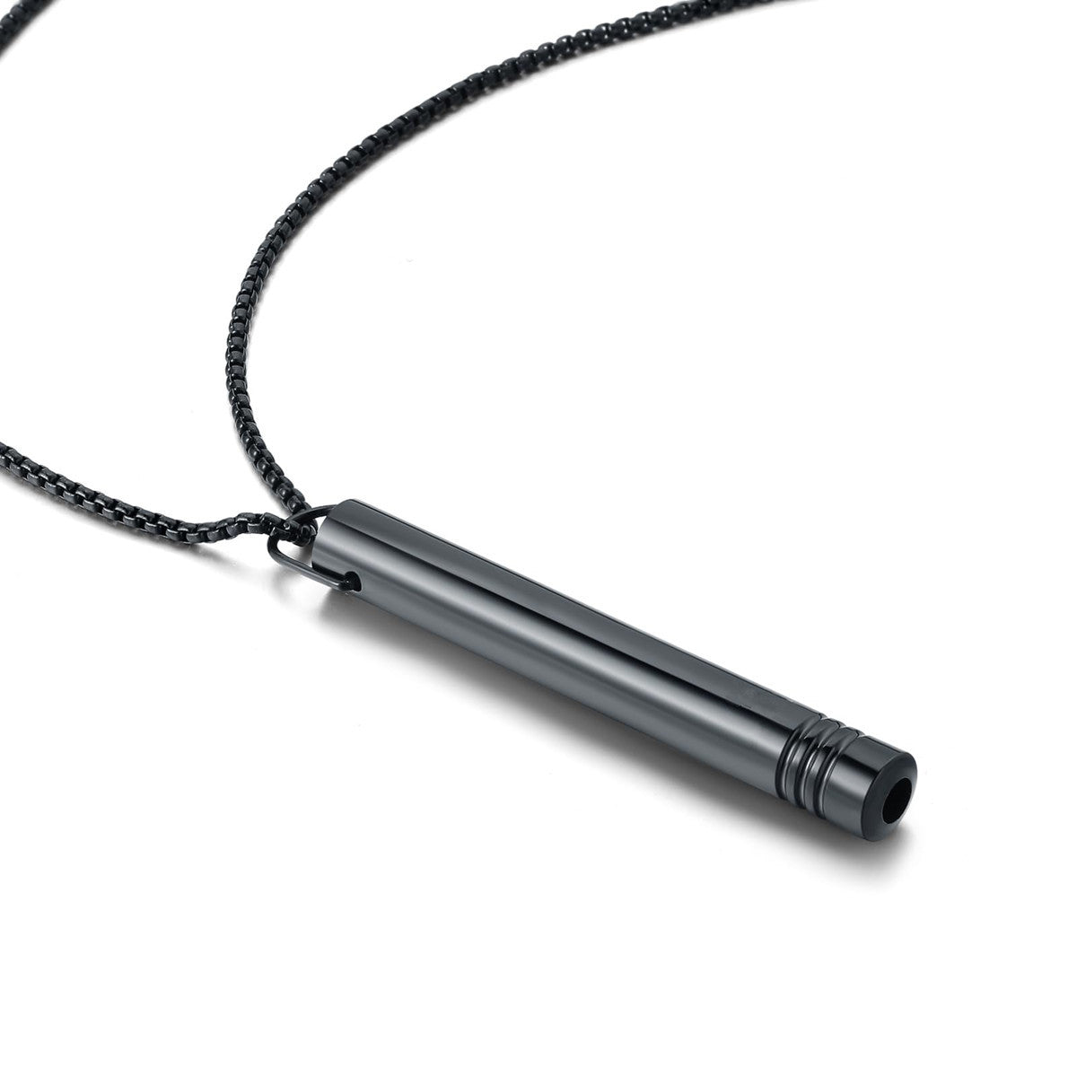 Wholesale Whistle Meditation Relief Anxiety Stainless Steel Necklace