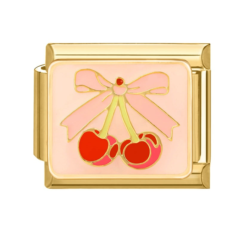 Großhandel italienisches Charmearmband 9mm DIY Spleißen süßer kreativer Anhänger Edelstahl komponierbares Armband