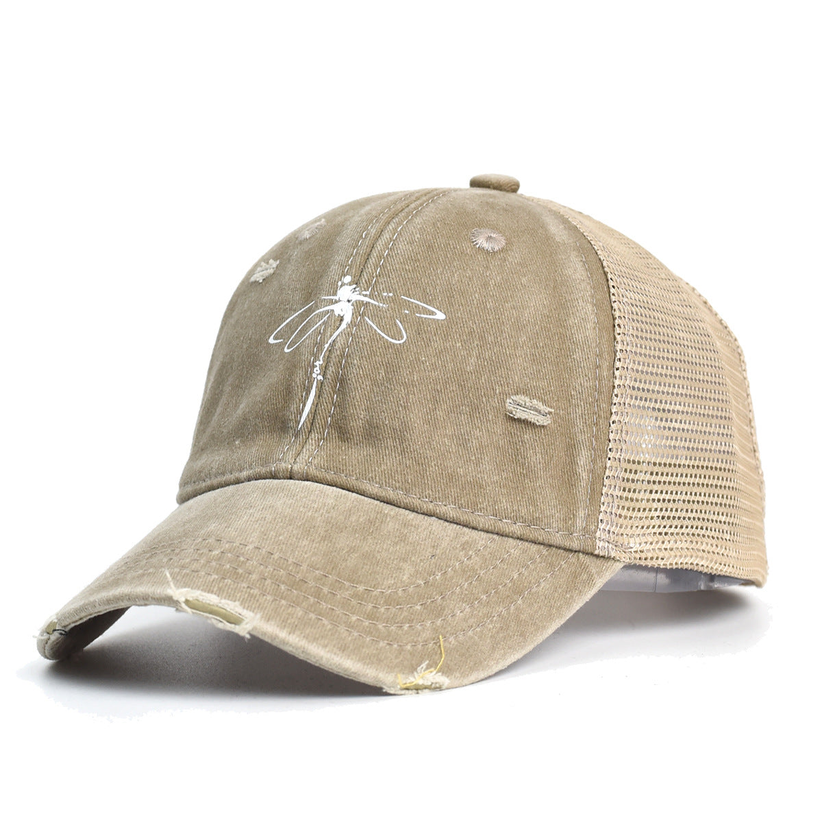 Wholesale Sun Protection Breathable Mesh Cap Cotton Open Baseball Cap ACC-HT-YuXue007