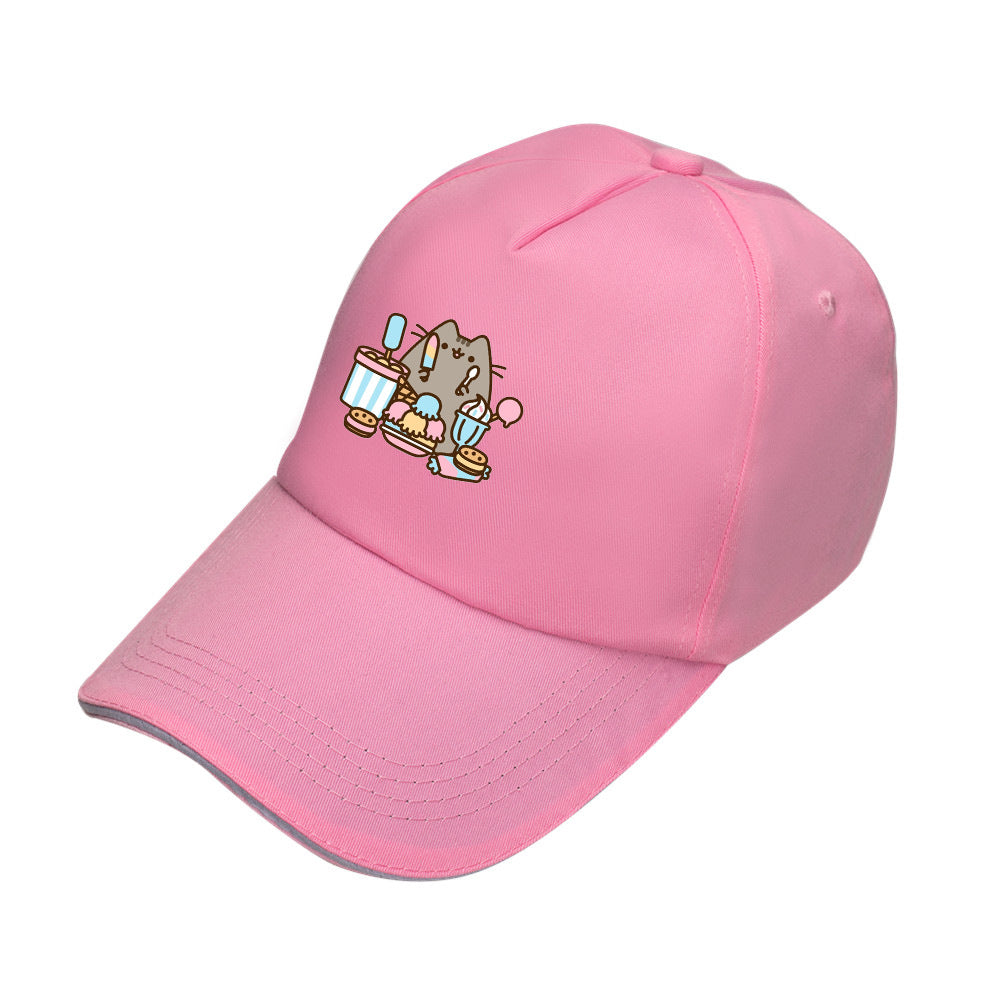 Wholesale three color peaked cap cute baseball cap