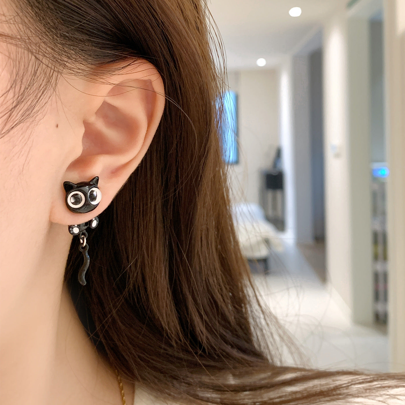 Wholesale Cat  Cartoon Cute   Earrings