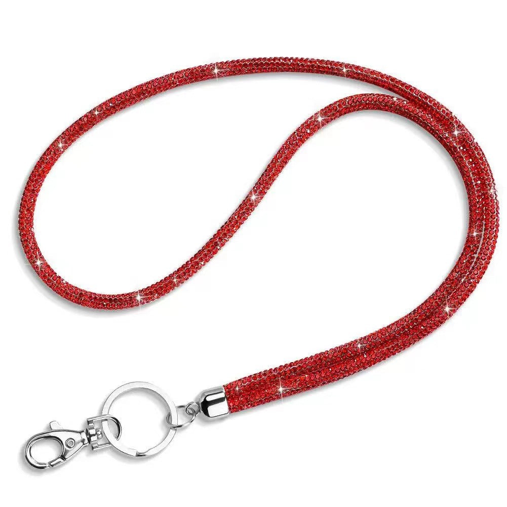 Wholesale Rhinestone Crossbody Lanyard Keychain ACC-KC-LingYu002