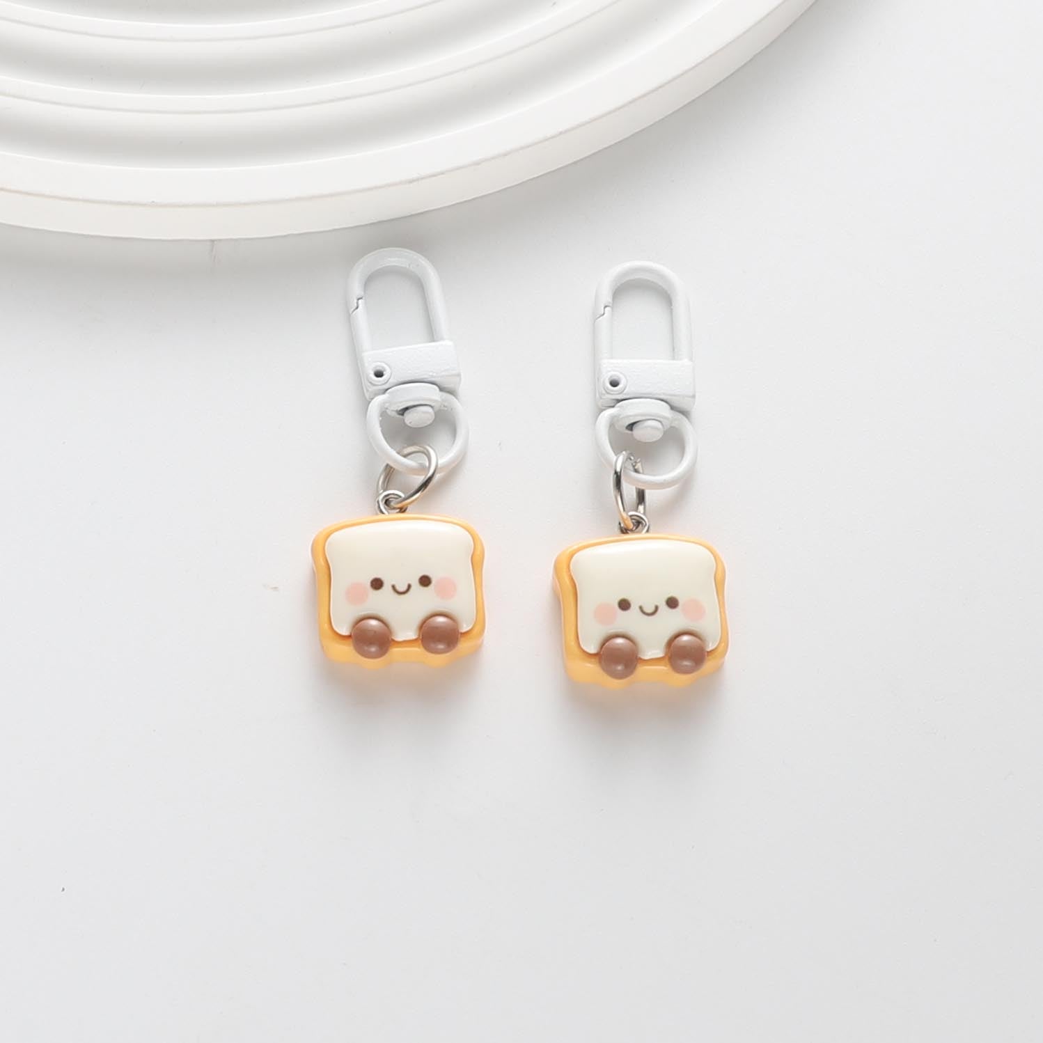 Wholesale Bread Food Play Keychain