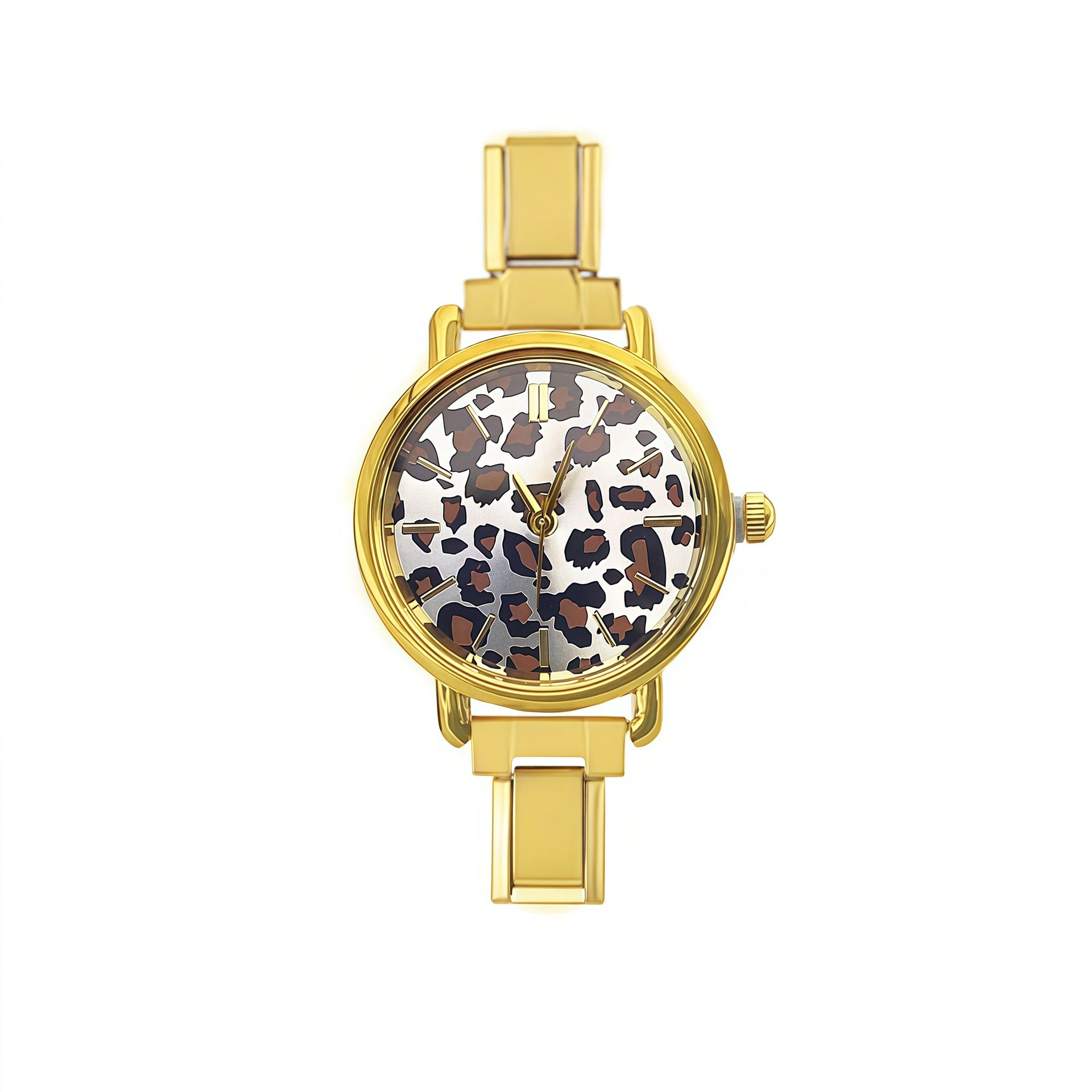 Wholesale New Cross-Border Leopard Print Italian Modular Watch,  Simple and Versatile,  DIY Detachable Watch Head
