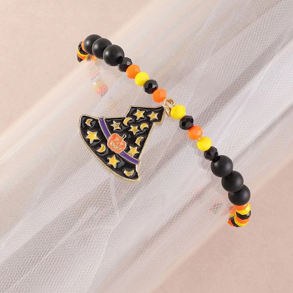 Wholesale Fun  Jewelry Combination Funny Gothic Skull Pumpkin Bat Bracelet