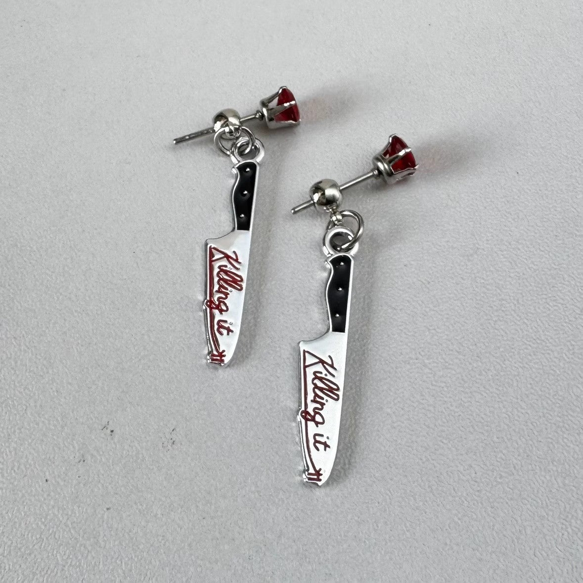 Wholesale  Gothic Punk Rock Dagger Stud Stud Earrings