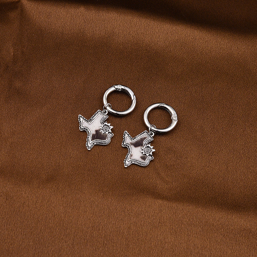 Wholesale Creative DIY US map pendant Shoes Charms