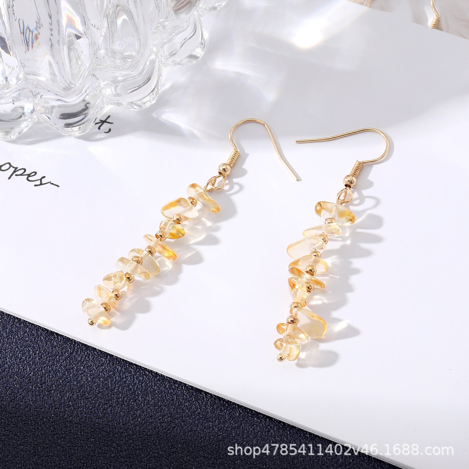 Wholesale Turquoise Tassel Earrings Long Colorful Design Sweet Girl Style Fashion Accessory
