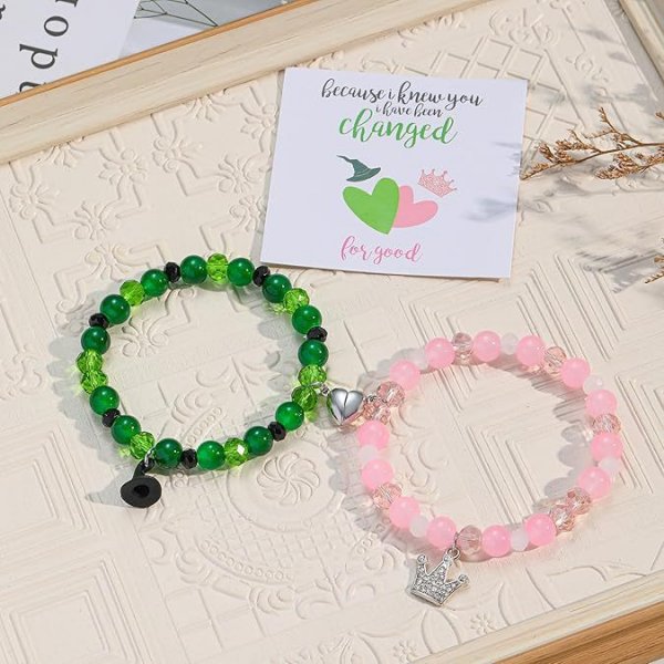 Wholesale  Beaded Bracelet Crown Love Magnetic Good Friend Bracelet