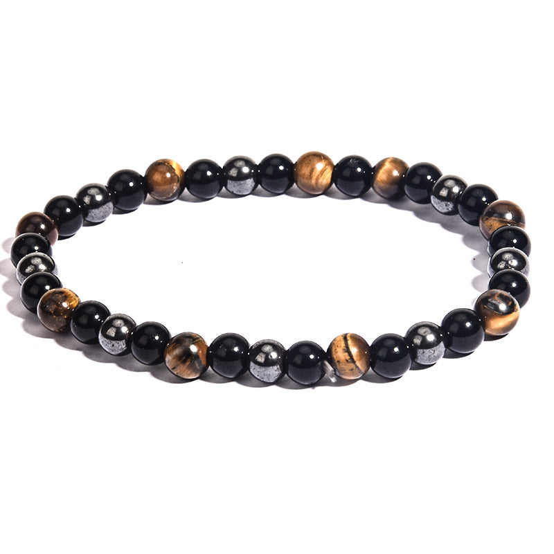Wholesale Tiger Eye Stone Bracelet Obsidian Hematite Magnet Yoga Energy Bracelet ACC-BT-zhixiang008