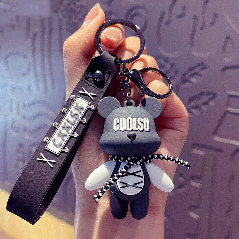 Wholesale Bow Bear PVC Soft Keychain Cute Keychain ACC-KC-YiDa004