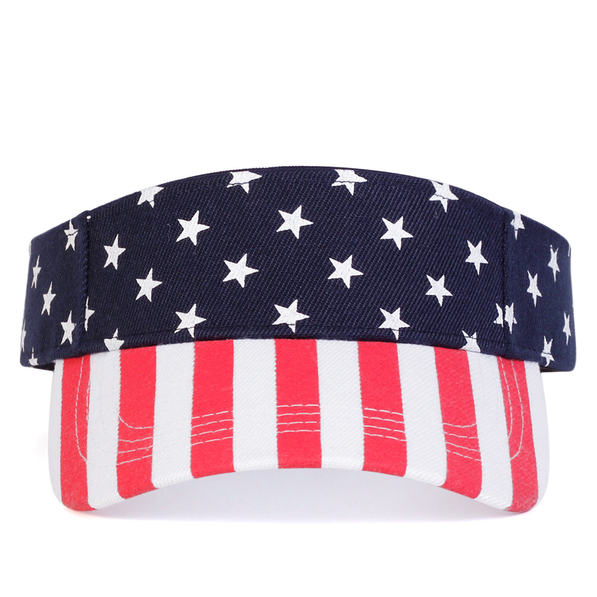 Wholesale US Independence Day Star Stripe US Flag Curved Eaves Cap Empty Sun Hat