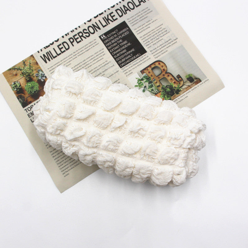 Wholesale Macaroon Color Bubble Grid Pencil Case