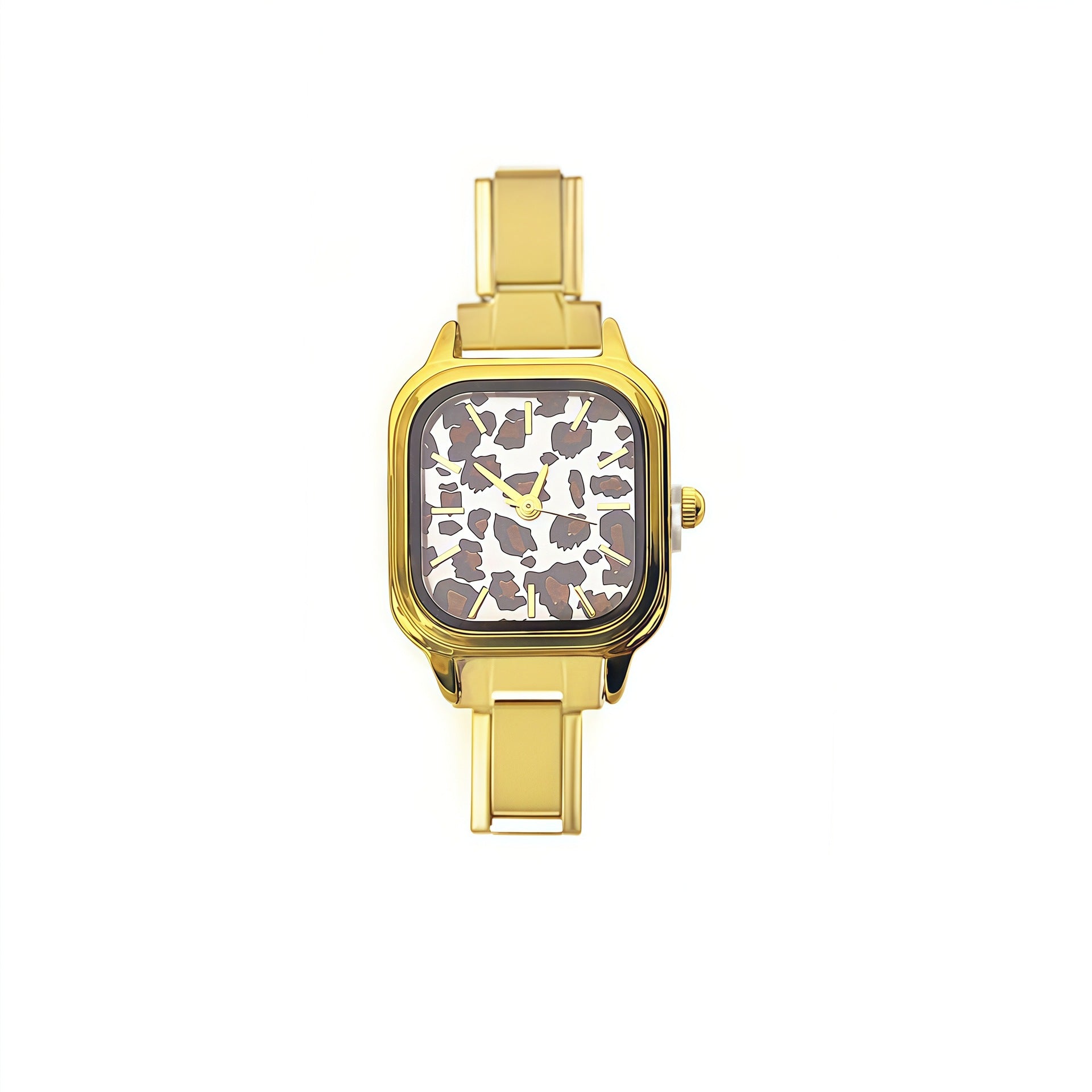 Wholesale New Cross-Border Leopard Print Italian Modular Watch,  Simple and Versatile,  DIY Detachable Watch Head