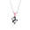 Wholesale  S925 Sterling Silver Panda Heart Pendant Necklace
