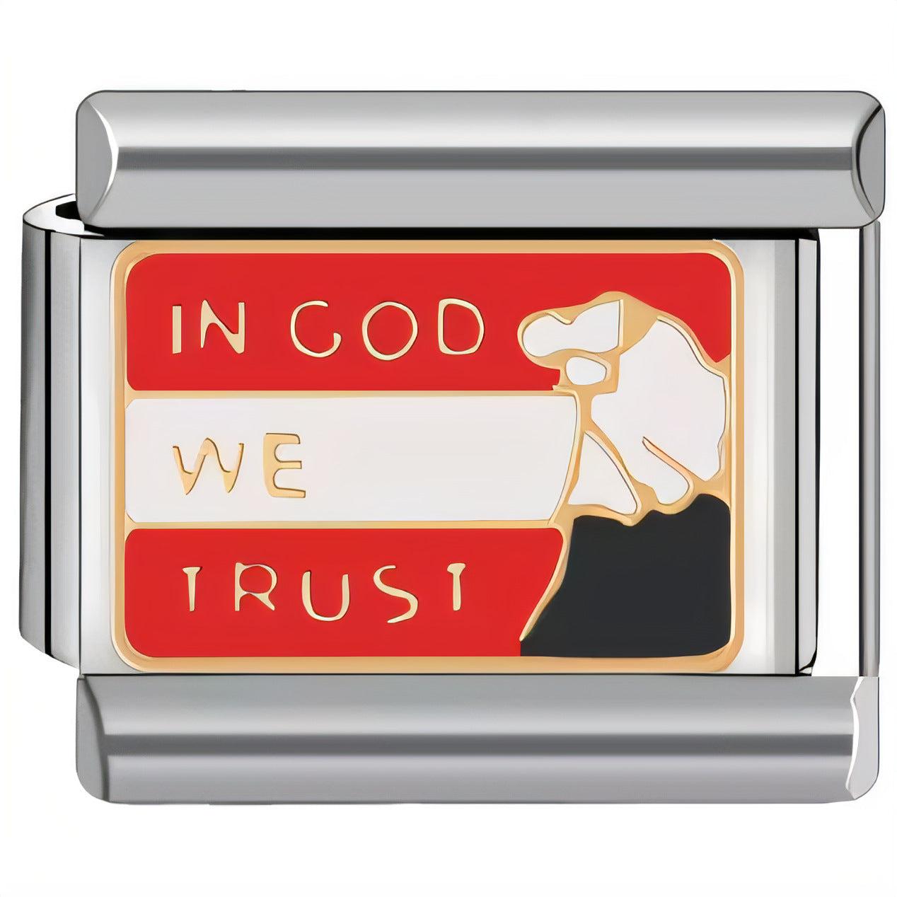 Wholesale  Italian Charm Bracelet 9mm DIY Steel Bottom  Creative Stainless Steel Composable Bracelet