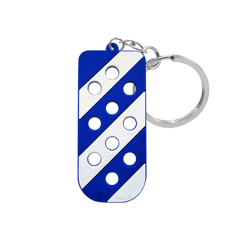 Wholesale 5pcs Luminous Fluorescent PVC Hole Keychains ACC-KC-KuaJi001