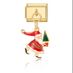 Wholesale Italian Charm Bracelet 9mm DIY Splicing Christmas Stainless Steel Composable Bracelet