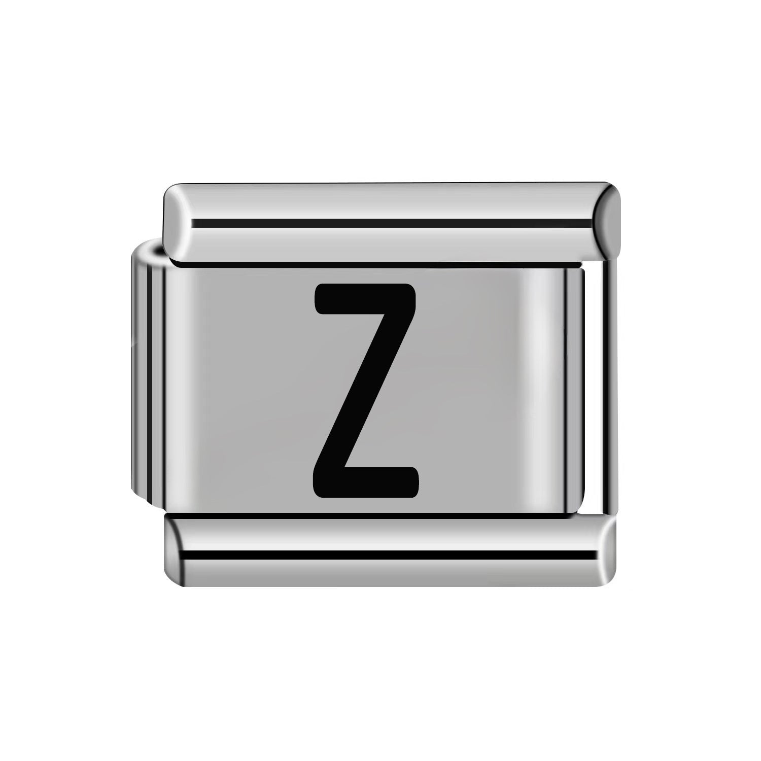 Wholesale 10pcs Italian Charm Bracelet 9mm DIY Splicing Removable Stainless Steel Letter Composable Bracelet ACC-BT-XY051