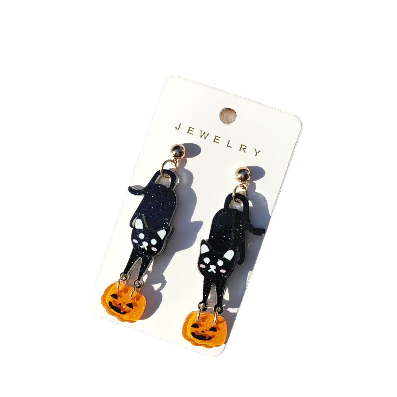 Wholesale  Pumpkin Acrylic Earrings Set - Cute Cartoon Ear Studs for Women,  Trendy Fashion Jewelry Accessory,  Boutique Resale Gift