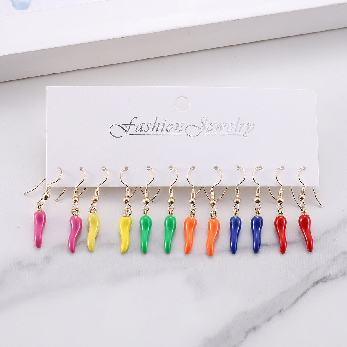 Wholesale  Color Pepper Earrings suit