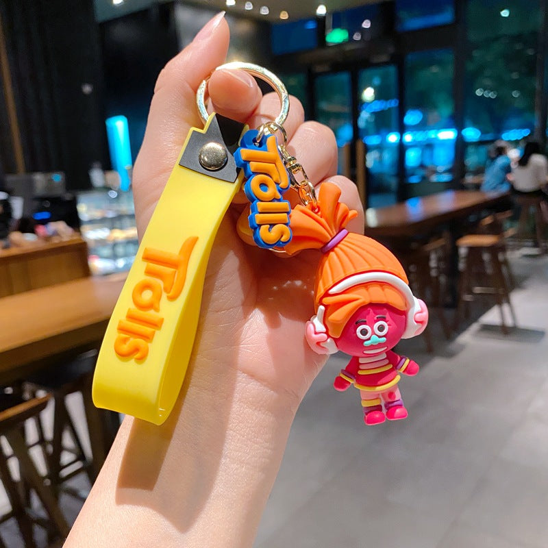 Wholesale Cartoon PVC Soft Glue Cute Keychain ACC-KC-XinShu019