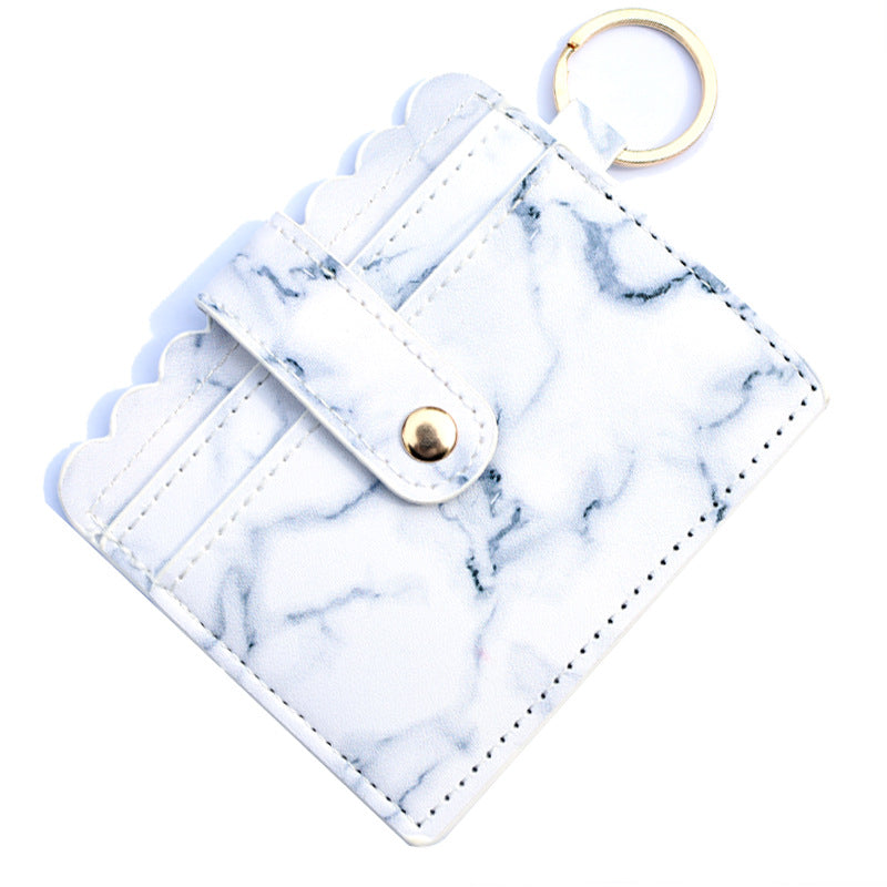 Wholesale Western Style Leopard Plaid Flower Card Holder Keychain ACC-KC-QiuXue001