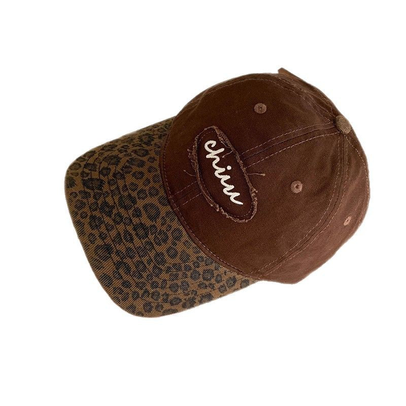 Wholesale Vintage  Leopard Print Baseball Cap