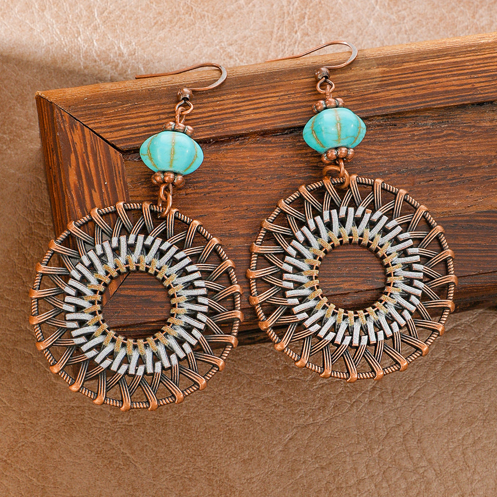 Wholesale Zinc Alloy Maillard Style Earrings Set