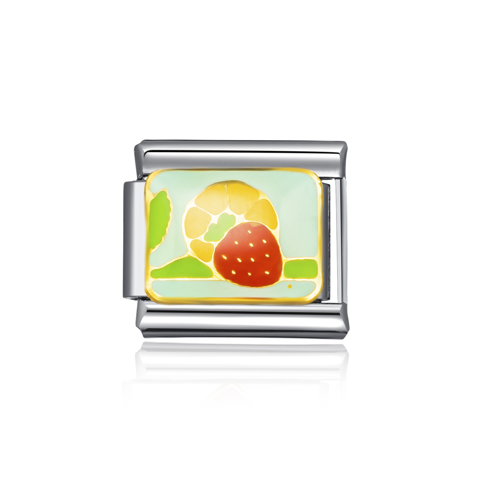 Wholesale Italian Charm Bracelet 9mm DIY Splicing Letter Festoon Stainless Steel Composable Bracelet