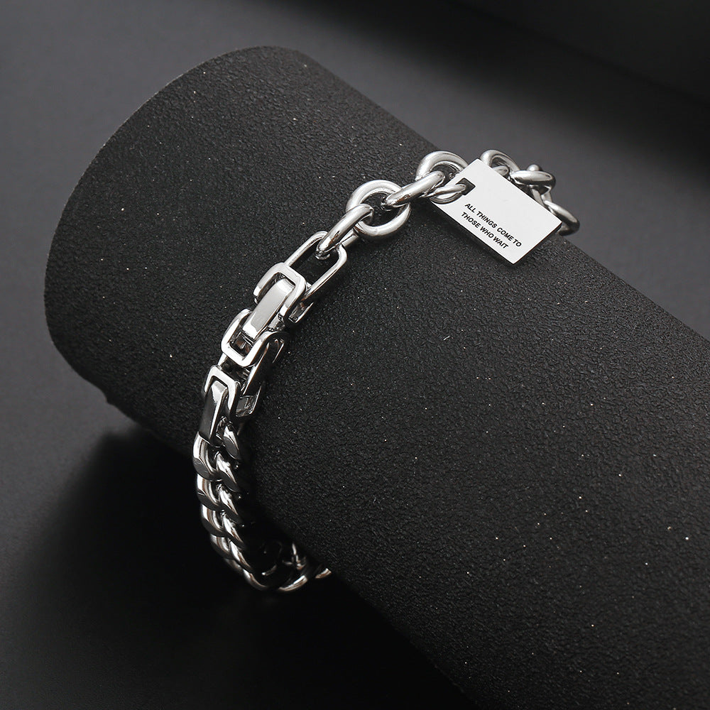 Wholesale Vintage Titanium Steel Bracelets ACC-BT-Yixin003
