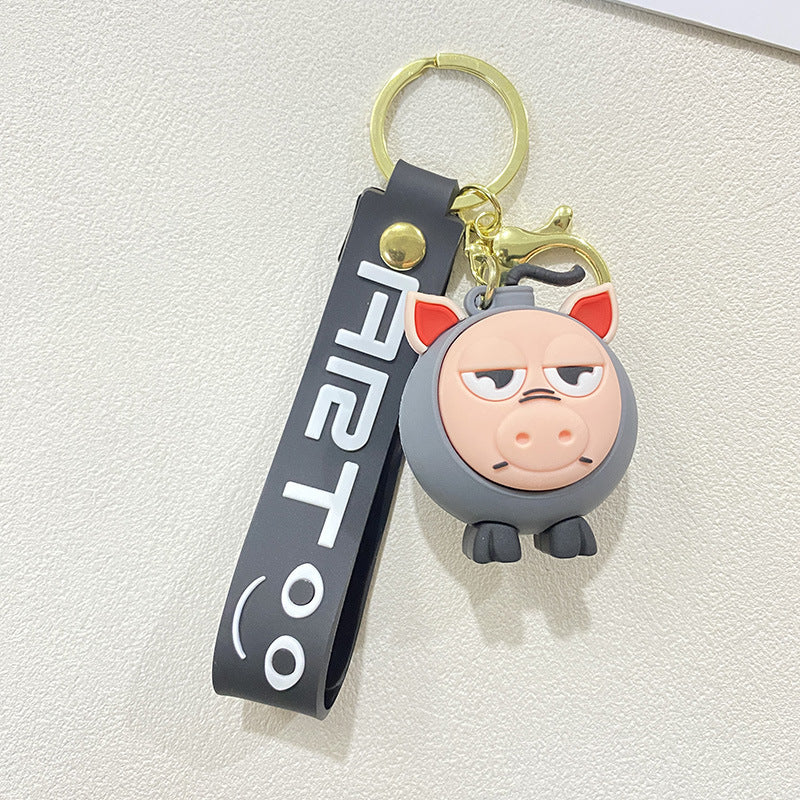 Wholesale Soft  Doll Wooden Stick Keychain ACCVIP