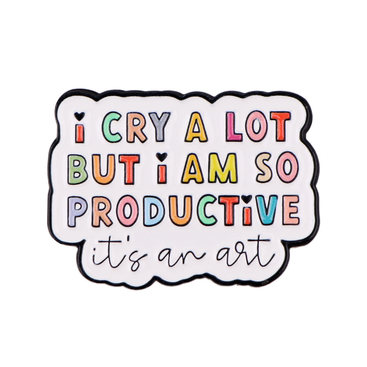 Wholesale character cartoon letter alloy brooch