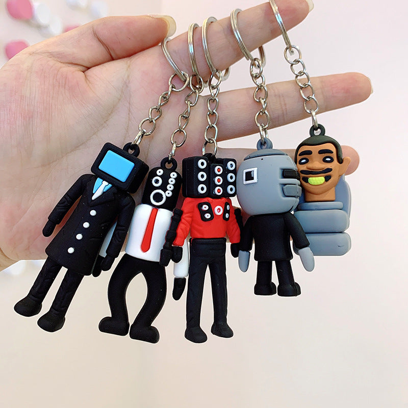 Wholesale Cartoon Cute Silicone Keychain ACC-KC-Lanb007