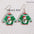 Wholesale  Cute Snowman Print Pendant Earrings Christmas Earrings