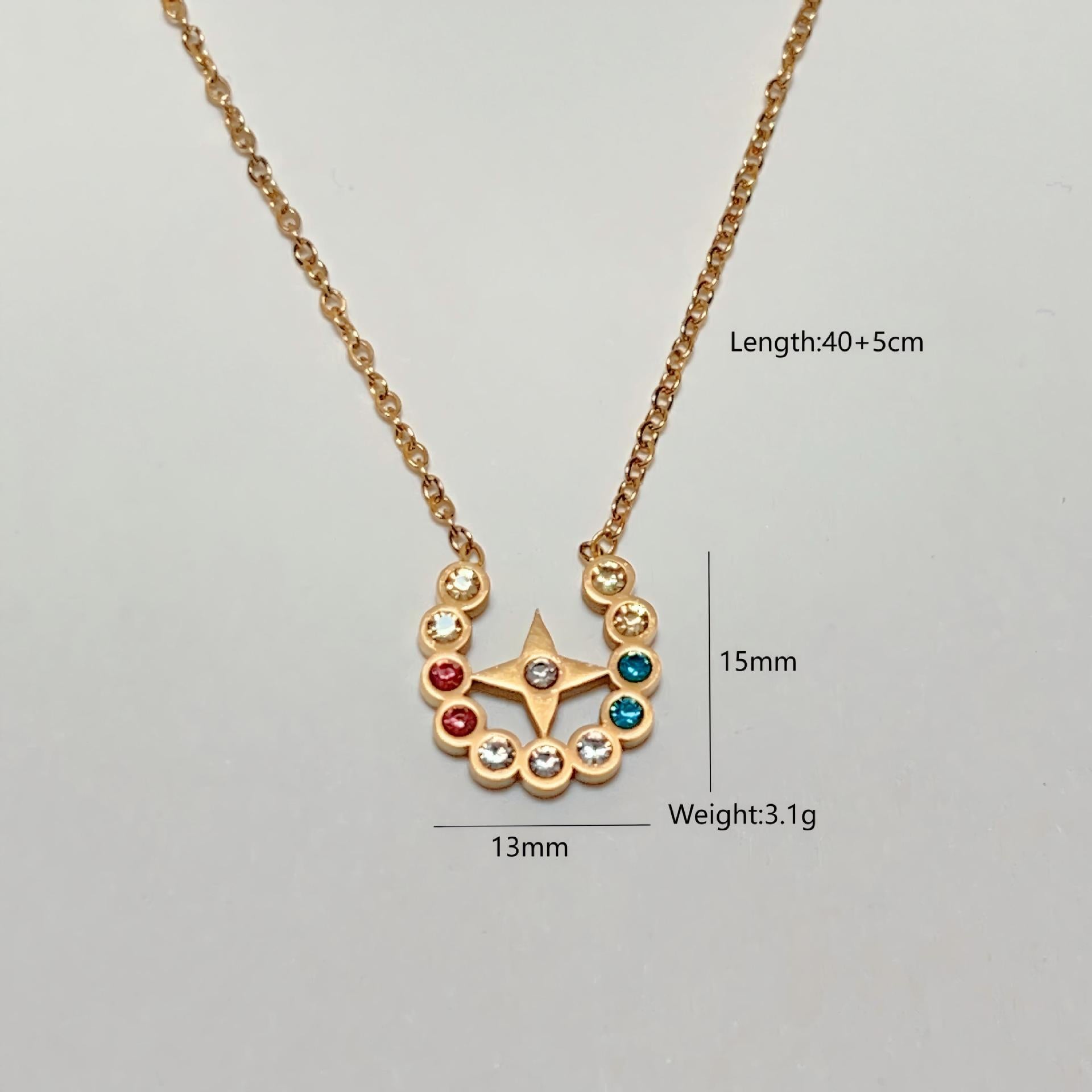 Wholesale  Mangxing Square Brand Stainless Steel Chain Necklaces