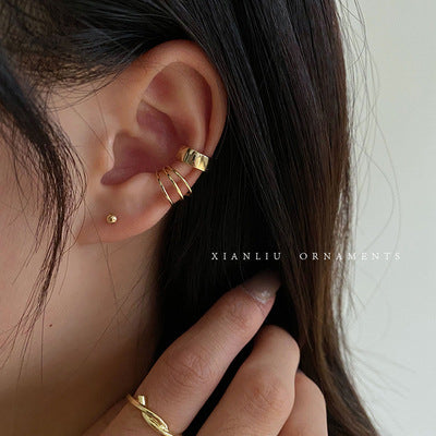 Wholesale Silver Plated Clip On Earrings Retro Fairy Style Fashion Accessory for Boutique Resale