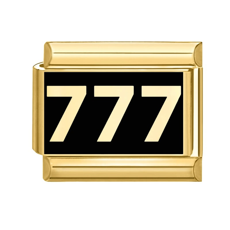 Wholesale Italian modular handmade black modular stainless steel bracelet DIY