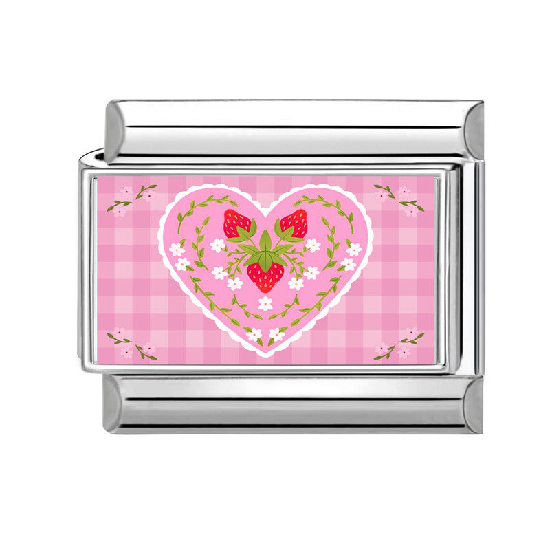 Wholesale 9mm Italian Charm Starter Bracelets DIY Heart Series Stainless Steel Composable Bracelet