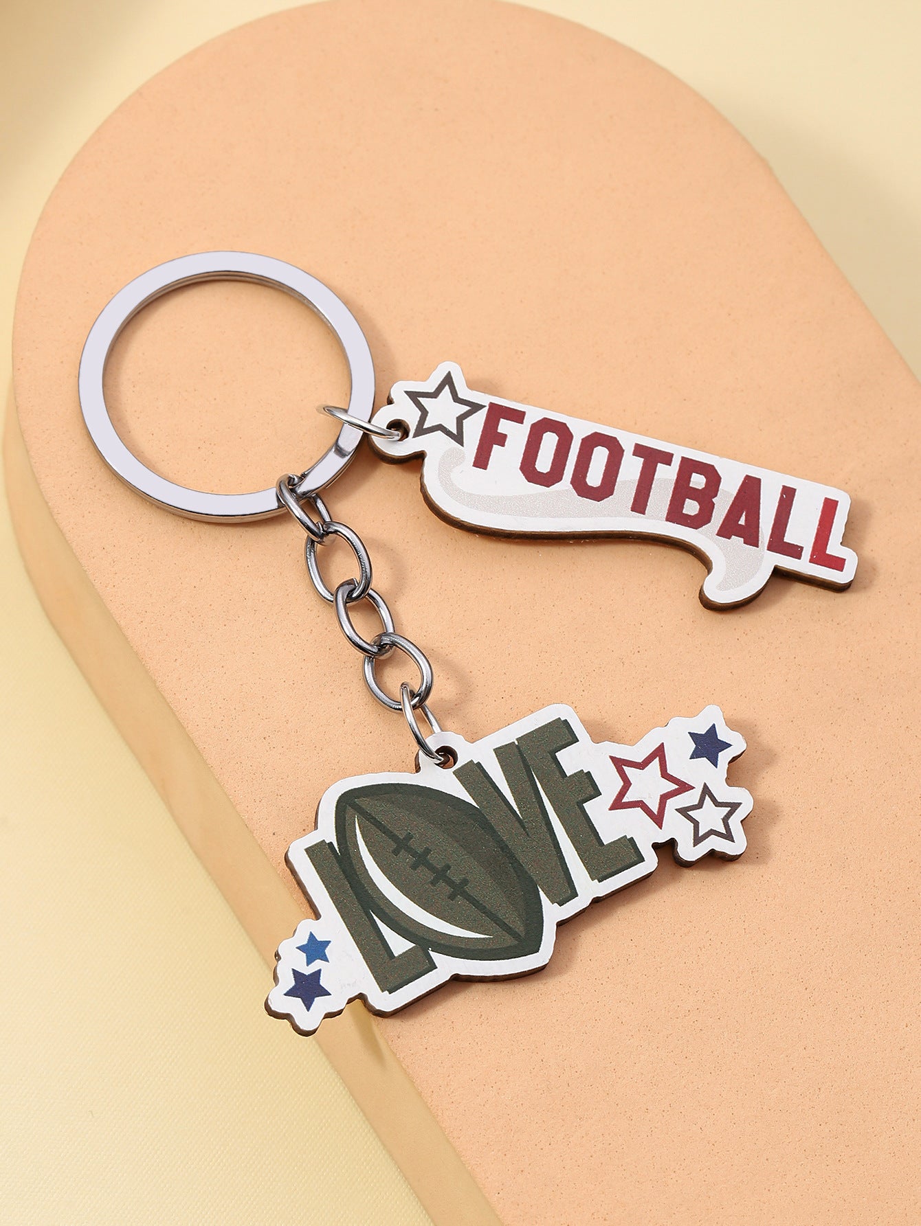 Wholesale Sports Tennis Rugby Baseball Volleyball Keychains ACC-KC-RongR070