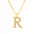 Wholesale  titanium steel diamond letter necklace English clavicle chain