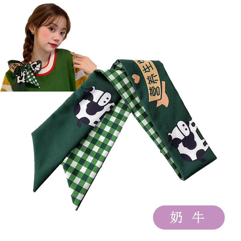 Wholesale Retro Bow Ribbon Streamer Mori Headband Hair Scrunchies ACC-HS-Weim002