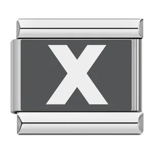 Wholesale Italian Charm Bracelet 9mm DIY Splicing Removable English Letters Stainless Steel Composable Bracelet