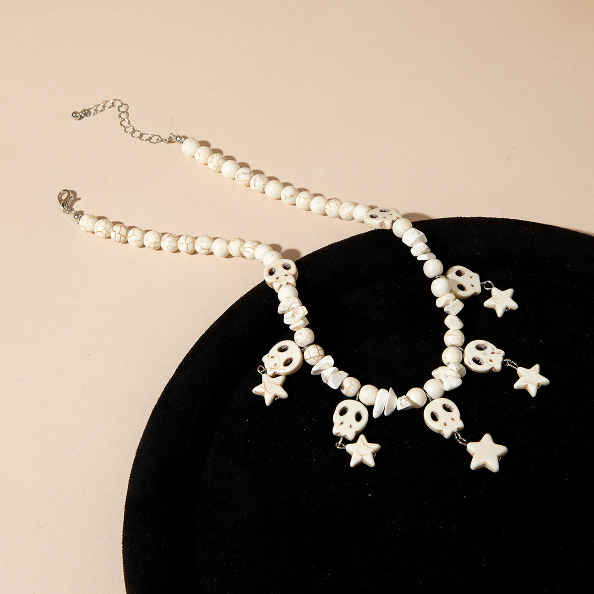 Wholesale Skull Clavicle Pentagram Necklace
