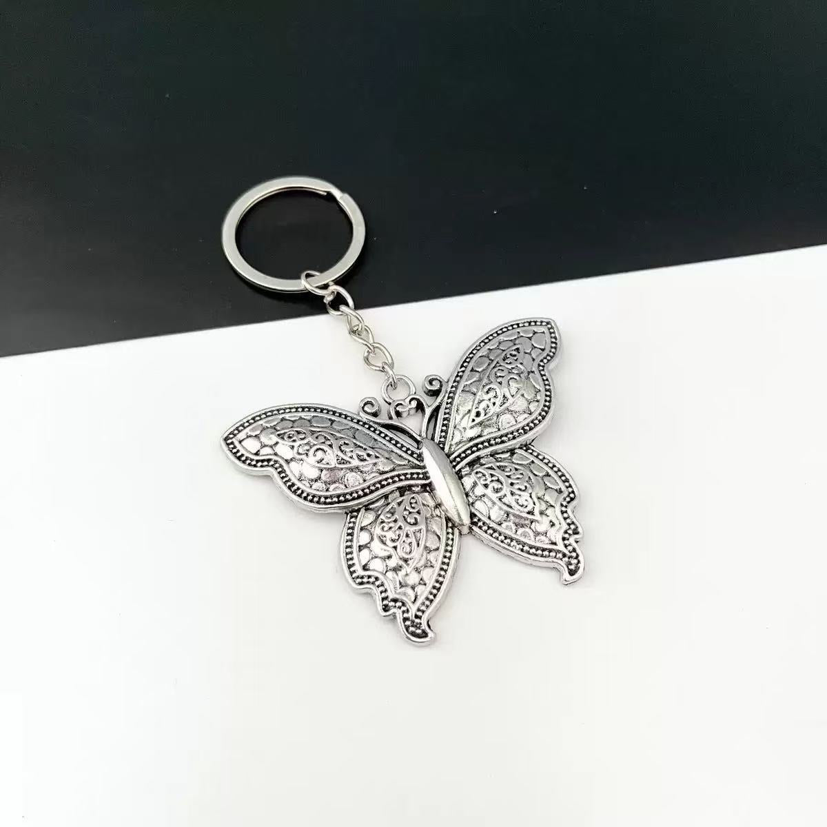 Wholesale Vintage Butterfly Pendant Keychain - Trendy Fashion Accessory for Bag Charm or Party Gift
