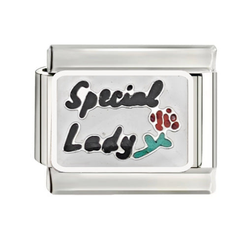 Wholesale 9mm Italian Charm Starter Bracelets DIY square Single Section Creative Stainless Steel Composable Bracelet