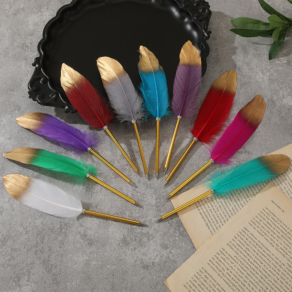 Wholesale Exquisite Feather Ballpoint Pen