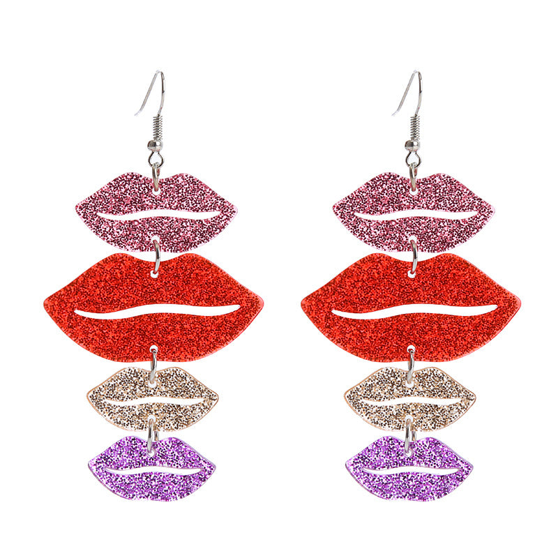 Wholesale Love Earrings Red Heart Valentine's Day Earrings ACC-ES-ChouT007