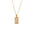 Wholesale  Rectangular Drop Oil and Diamond Tarot Pendant Necklace